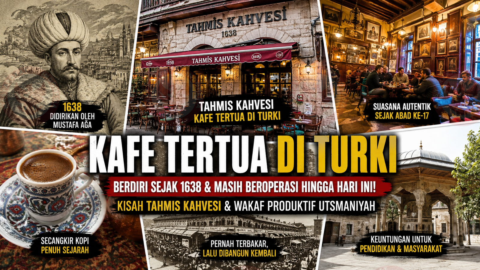 Bukan Sekadar Tempat Minum Kopi, Inilah Kafe Tertua di Turki yang Membiayai Pendidikan Selama Berabad-abad