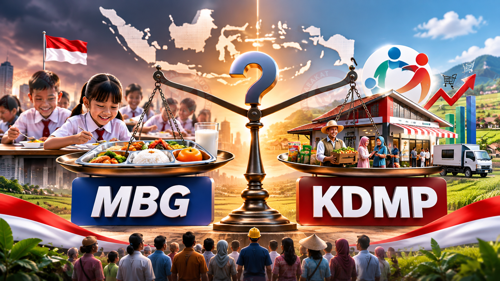 MBG und Kopdes Merah Putih: Wirtschaftliche Lösung oder Last für den Staat?