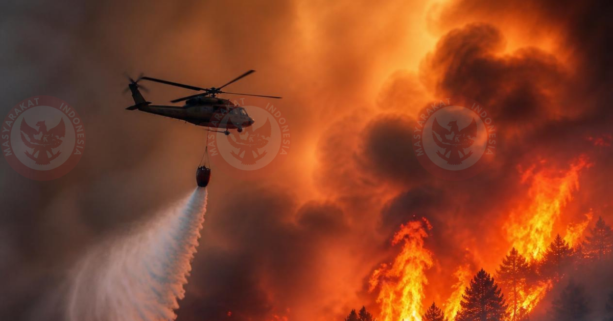 Helikopter dari 8 Negara Dikerahkan untuk Bantu Atasi Karhutla di Indonesia
